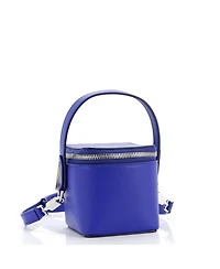 Pre-Owned Salvatore Ferragamo Micro Gancicni Top Handle Vanity Case Leather