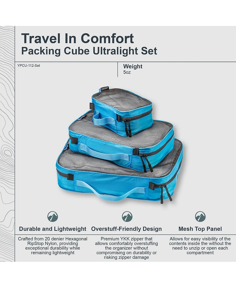 Cocoon - Premium Packing Cube Ultralight Set