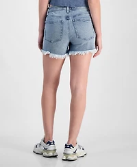 Celebrity Pink Juniors' Festival High-Rise Fringe-Trim Shorts