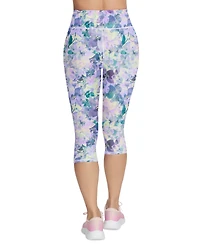 Skechers Women's Go Walk Seascape Floral Capri Leggings
