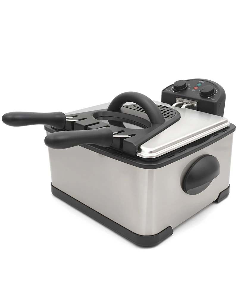 Elite Cuisine 4 Quart Dual Deep Fryer