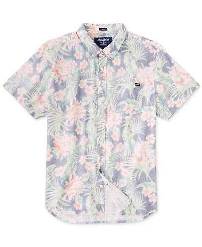 Chubbies Men's The Resort Wear Short Sleeve Floral Print Button-Down Shirt