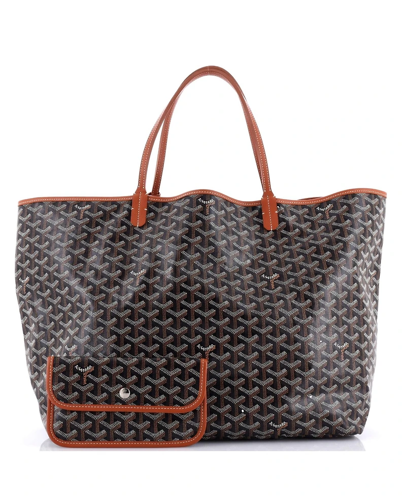 Pre-Owned Goyard Gm Saint Louis Tote Printed Coated Canvas