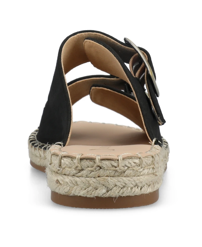 Journee Collection Women's Tresah Double Strap Espadrille Sandals