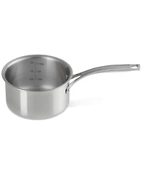 Le Creuset Essential Stainless Steel Round Saucepan with Lid, 2 Qt.