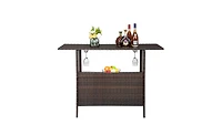 Modern Stylish And Beautiful Bar Table Brown Gradient
