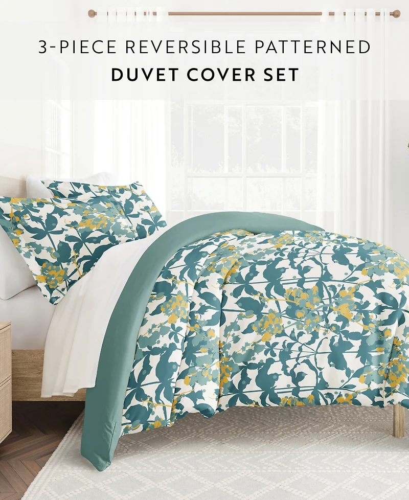 ienjoy Home Utra Soft Reversible -Pc. Duvet Cover Set