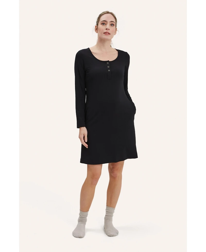 Nom Maternity Heart On My Sleeve & Nursing Nightgown