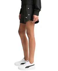 Puma Women's Essential Ripstop Faux-Snap Shorts
