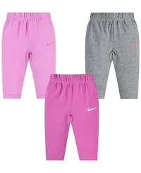 Nike Baby Boys or Girls Essentials Pull-On Pants, Pack of 3