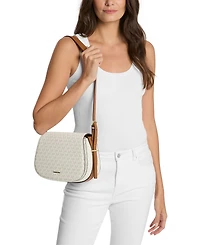 Michael Michael Kors Lydia Small Monogram Flap Messenger