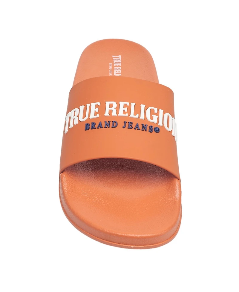 True Religion Men's Weezy Logo Slide
