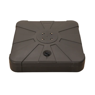 308 lbs Square Patio Umbrella Base Hdpe Cantilever Umbrella Base Water & Sand Filled Weighted Base Heavy Duty Outdoor Umbrella Base Stand