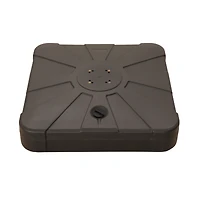 308 lbs Square Patio Umbrella Base Hdpe Cantilever Umbrella Base Water & Sand Filled Weighted Base Heavy Duty Outdoor Umbrella Base Stand