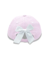 Bits & Bows Girls Lil Sis Bow Baseball Hat