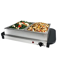Elite Cuisine 5 Quart Stainless Steel Electric Buffet Server