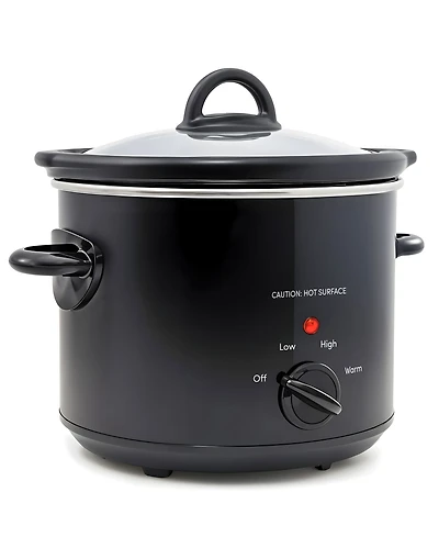 Elite Cuisine 3 Quart Slow Cooker Black