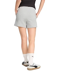 Puma Women's Essential Small No.1 Logo High-Waisted Shorts