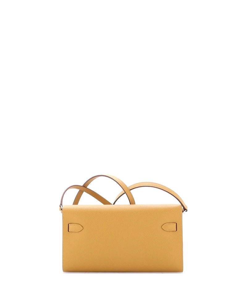 Pre-Owned HERMES Kelly To Go Wallet Epsom