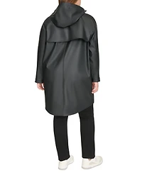 Levi's Plus Size Raglan-Sleeve Hooded Rain Jacket