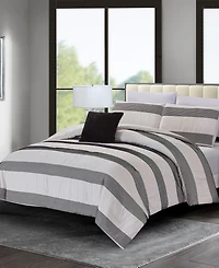 Rachel Roy Chenille Stripe -Pc. Comforter Set