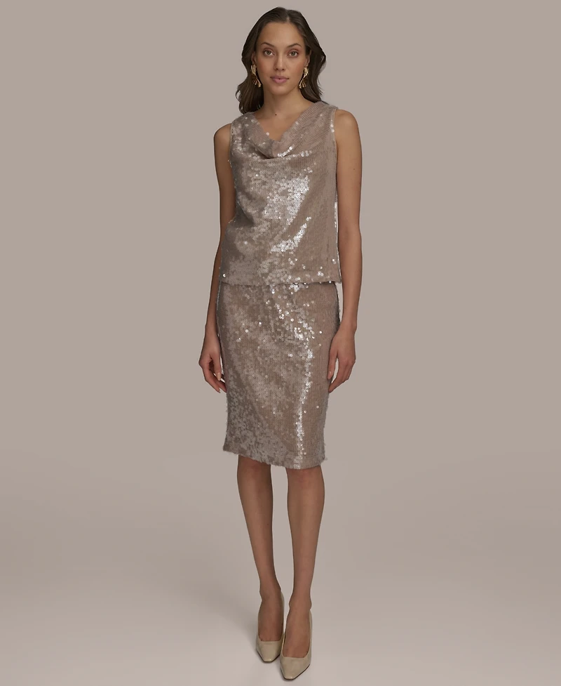 Donna Karan New York Women's Sequin Pencil Skirt