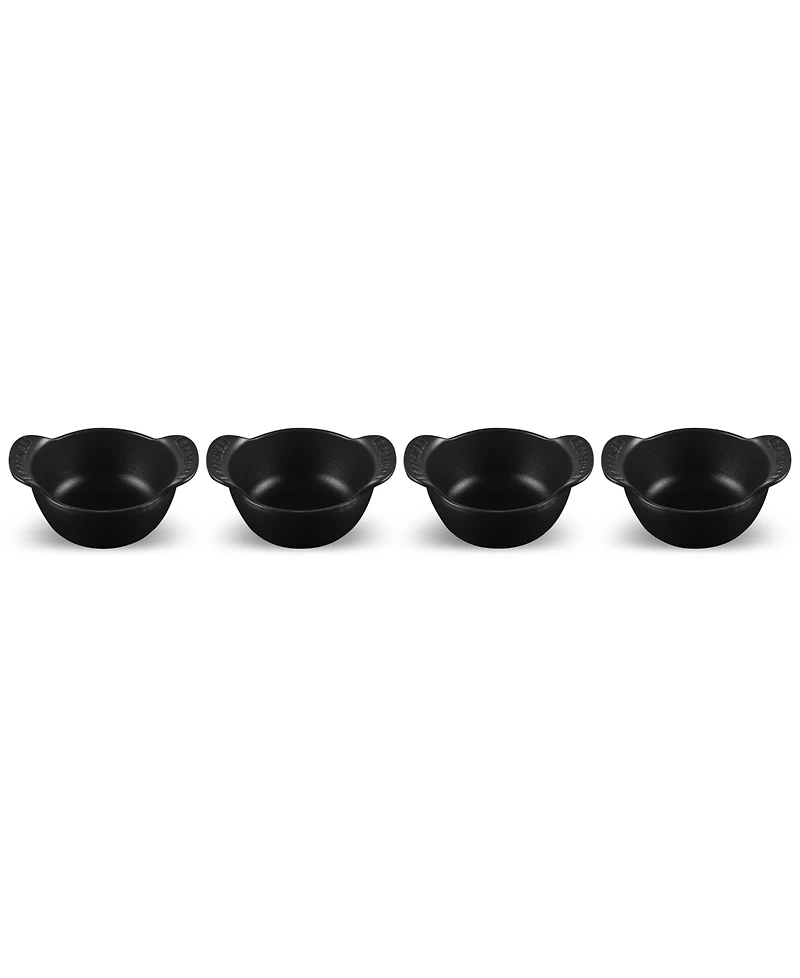 Le Creuset Enameled Cast Iron Mini Round Cocotte, Set of 4