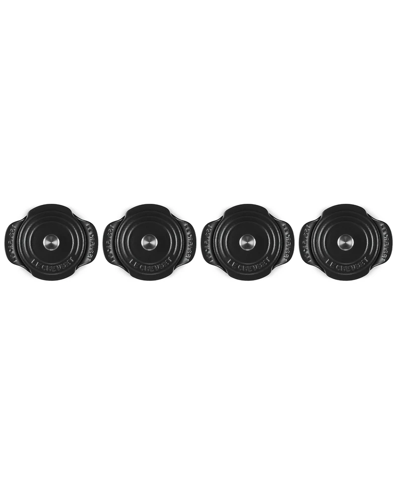 Le Creuset Enameled Cast Iron Covered Mini Round Cocottes, Set of 4