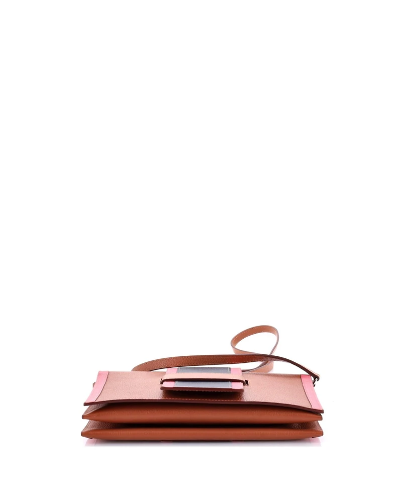 Pre-Owned Hermes H Passant Clutch Shoulder Bag Evercolor