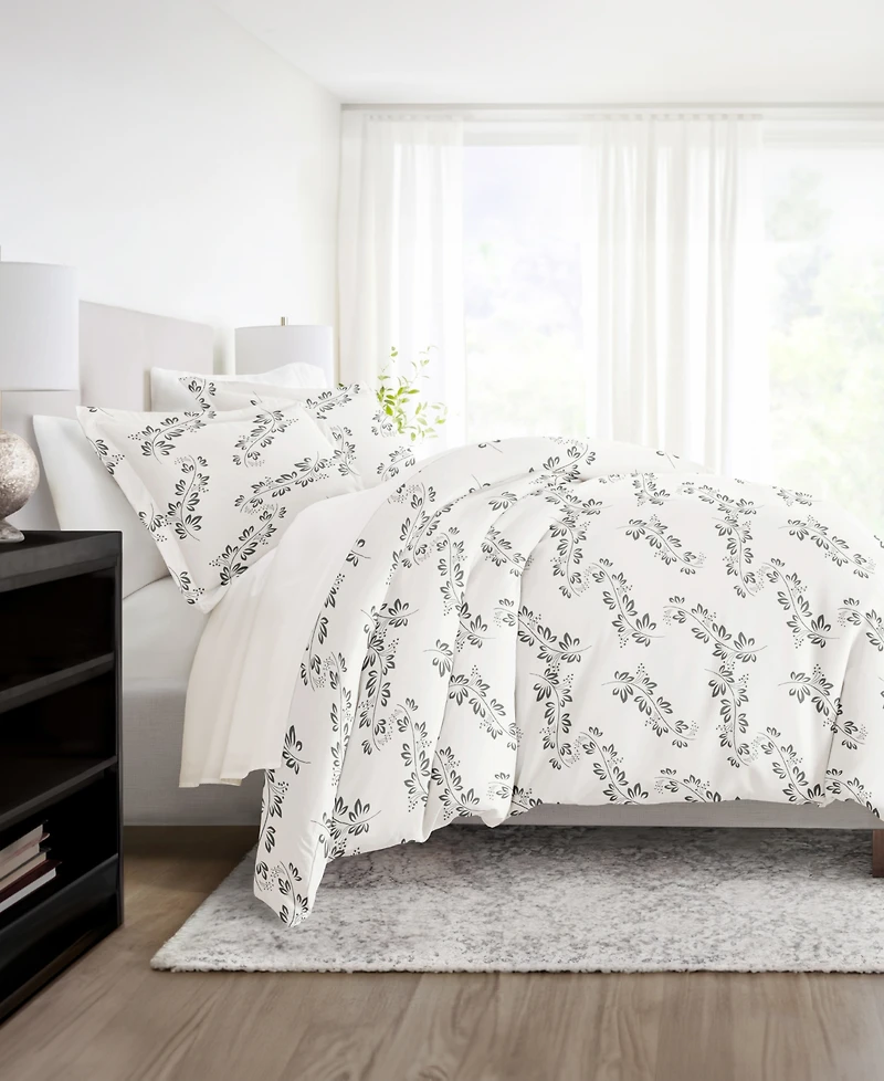 ienjoy Home Tranquil Sleep Patterned Duvet Cover Set, Twin/Twin Xl