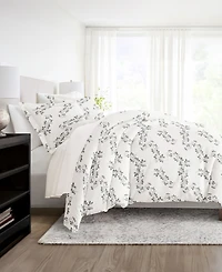 ienjoy Home Tranquil Sleep Patterned Duvet Cover Set, Twin/Twin Xl
