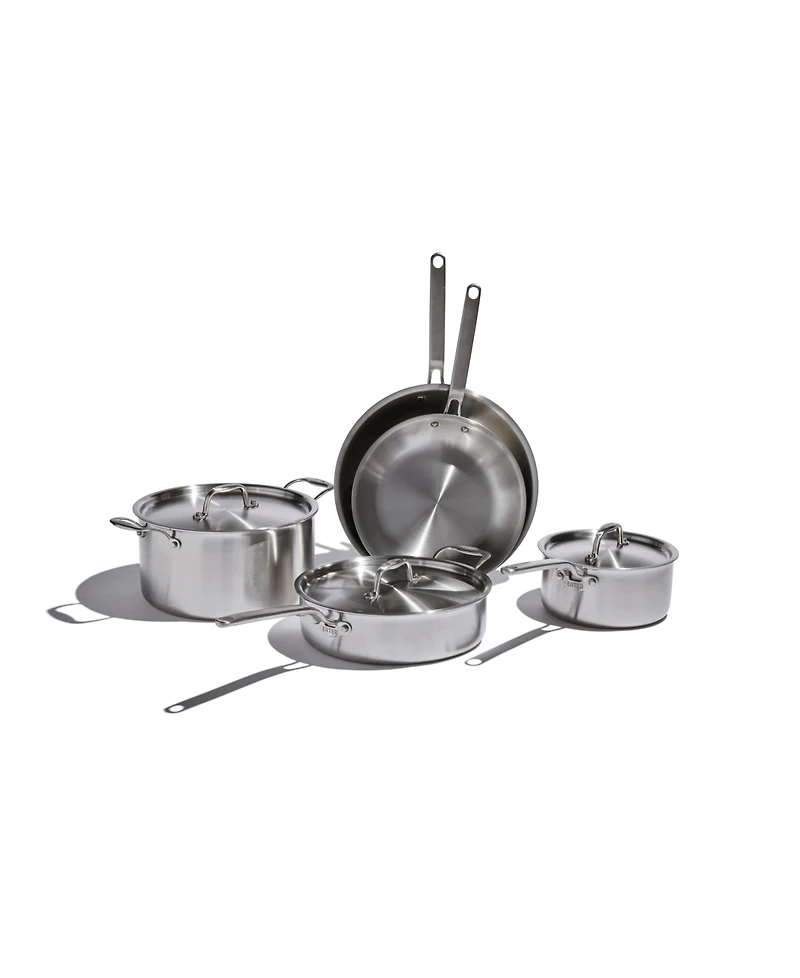 Heritage Steel X Eater 5-Ply Stainless Steel 8-Piece Core Set