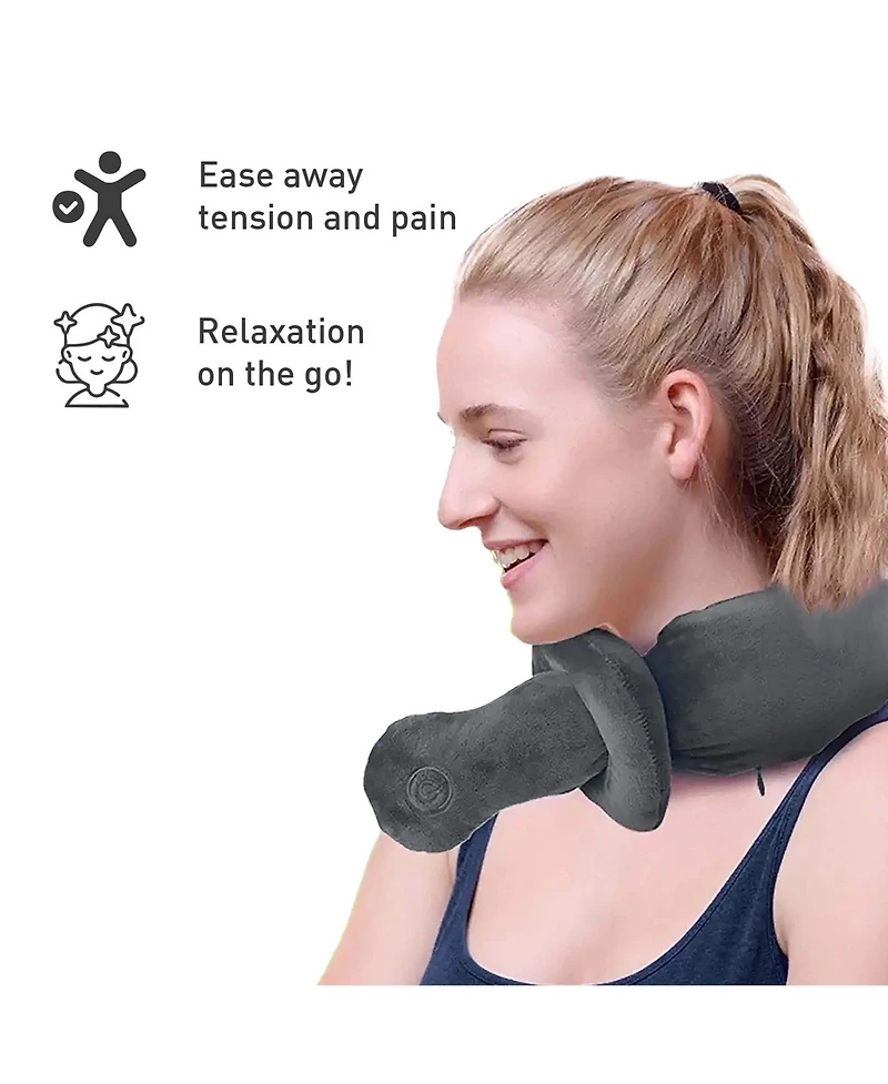 Ultimate Cozy Comfort & Relaxation Bundle – Heated Blanket, Neck & Shoulder Heating Pad, and Massaging Wrap