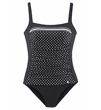 Lascana Women's Patterned Shaping One Piece Swimsuit