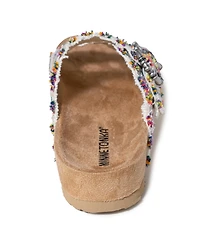 Minnetonka Women's Georgine Buckle Slide Sandals