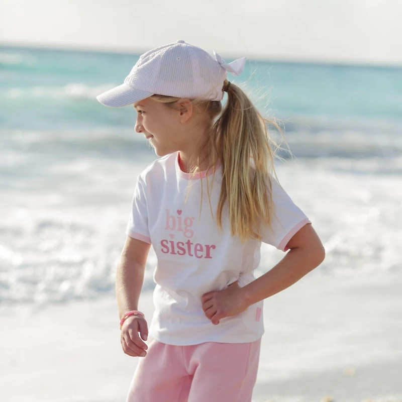 Bits & Bows Toddler Sailboat Bow Baseball Hat