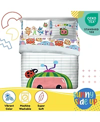 Cocomelon Twin Bed Set with Sham