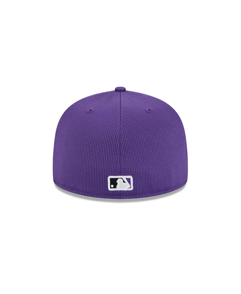 New Era Men's Purple Colorado Rockies 2025 Spring Training 59FIFTY Fitted Hat