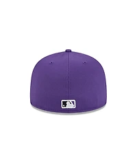 New Era Men's Purple Colorado Rockies 2025 Spring Training 59FIFTY Fitted Hat