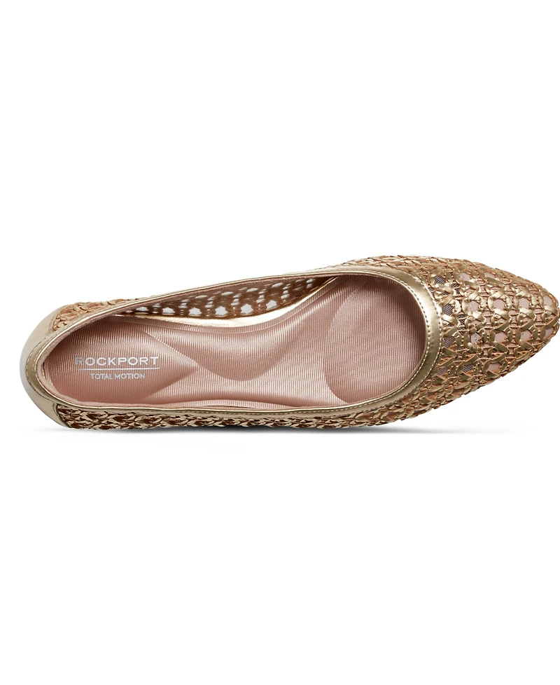 Rockport Women's Tessia Total Motion Slip-On Ballet Dress Flats