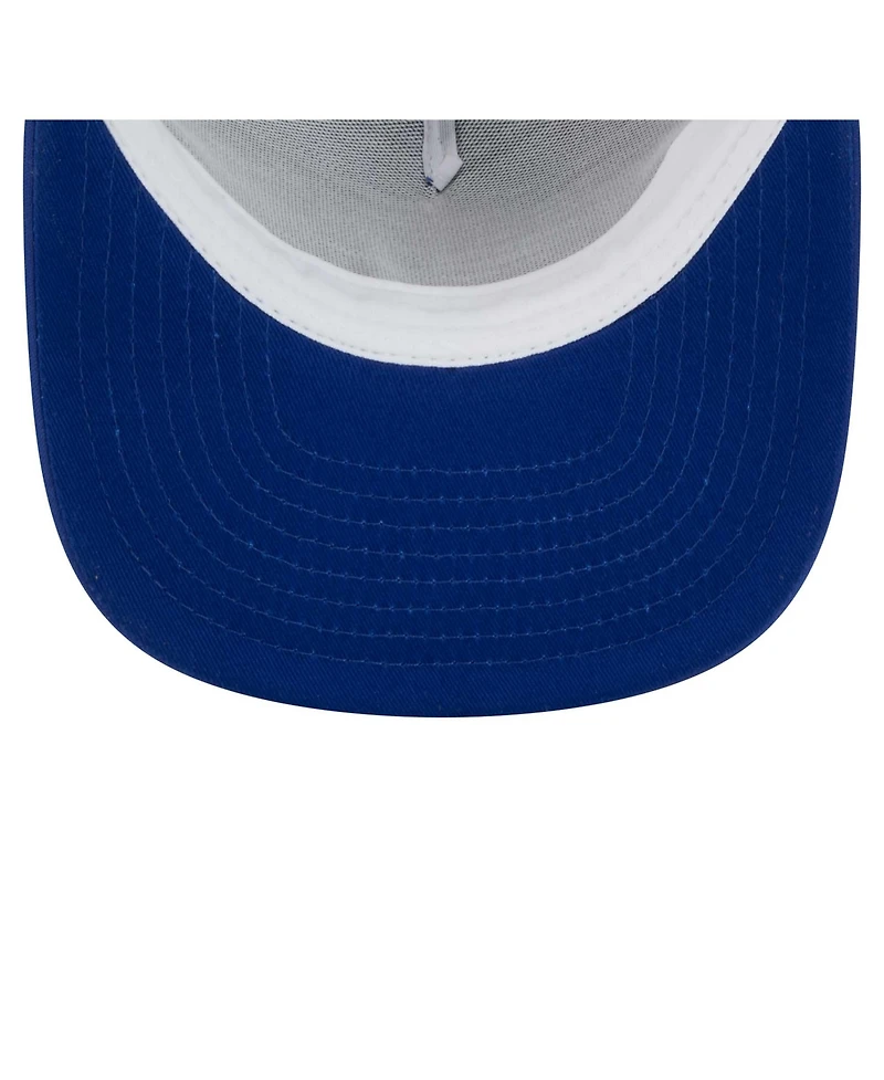 New Era Men's Royal Toronto Blue Jays 9FIFTY A-Frame Trucker Snapback Hat