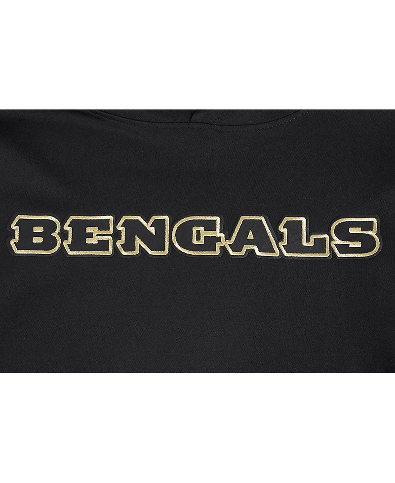 Pro Standard Men's Black Cincinnati Bengals Classic Chenille Pullover Hoodie
