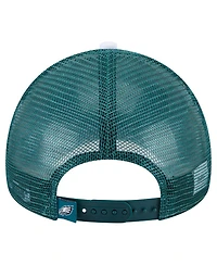 New Era Toddler Midnight Green Philadelphia Eagles Sport Night Color Block 9FORTY A-Frame Trucker Adjustable Hat