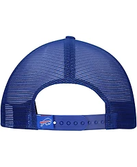 New Era Men's White/Royal Buffalo Bills Distressed 9FIFTY A-Frame Snapback Hat