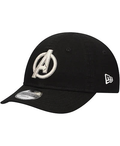 New Era Toddler Black The Avengers 9TWENTY Adjustable Hat