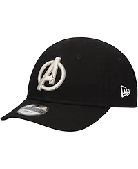 New Era Toddler Black The Avengers 9TWENTY Adjustable Hat