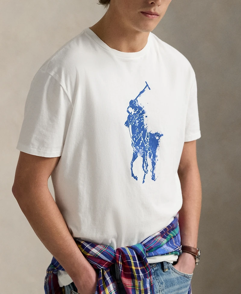 Polo Ralph Lauren Men's Classic-Fit Big Pony Jersey T-Shirt