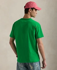 Polo Ralph Lauren Men's Classic-Fit Madras-Logo Jersey T-Shirt