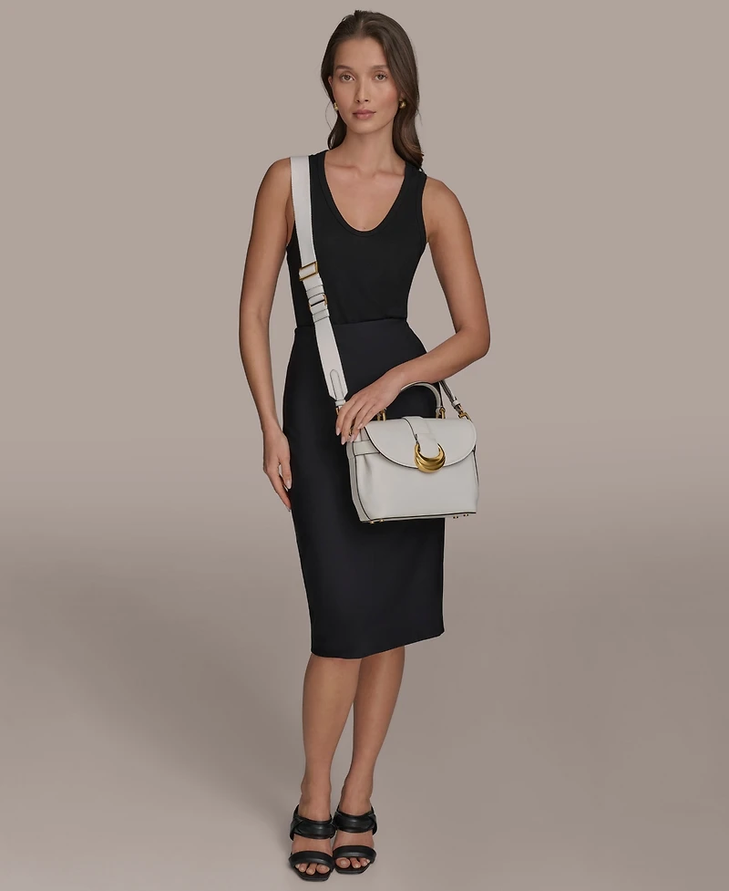 Donna Karan New York Valley Stream Small Leather Satchel