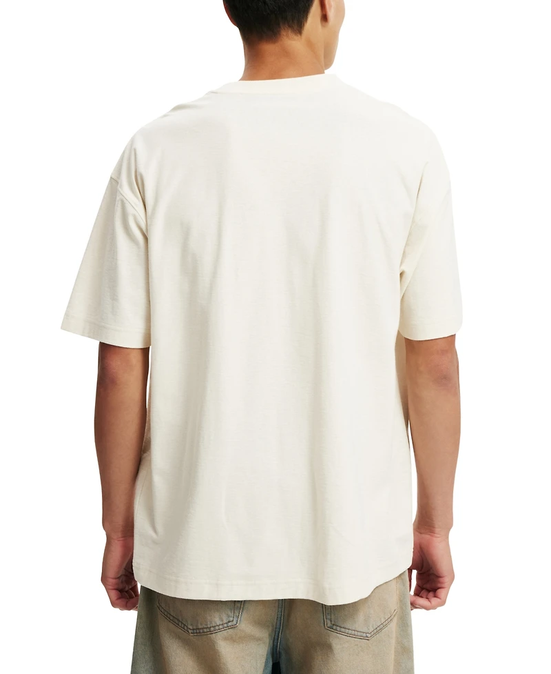 Cotton On Men's Box Fit Premium Music T-Shirt